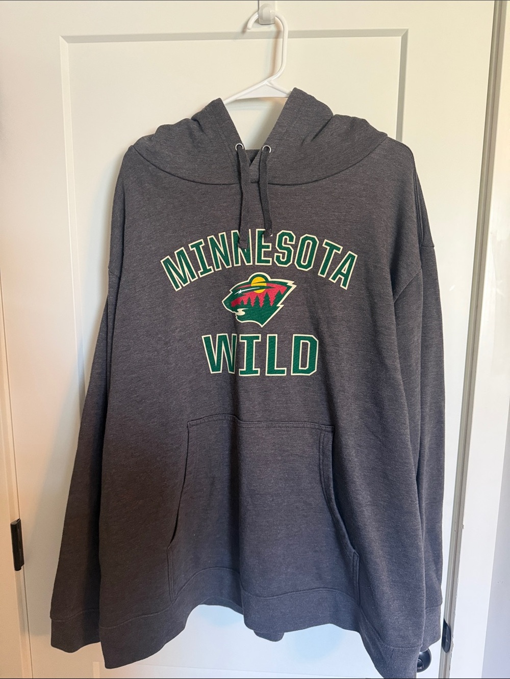 Fanatics Gray Minnesota Wild V-Neck Sweater